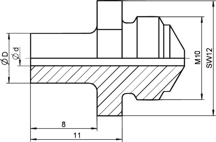 Mundstück Bird, Bird Pro CAS,Taurus17/24 verlängert GESIPA Produktbild img2 L