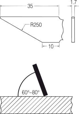 Entgrater Keramicut I Keramikklinge fest IBT GRATTEC Produktbild img2 L