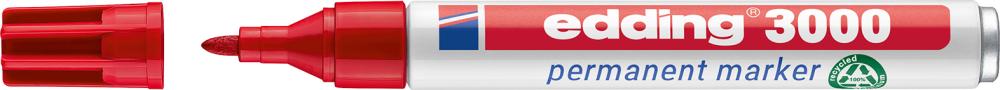 Permanentmarker 3000 rot edding Produktbild img1 L