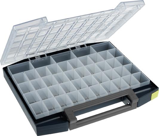 Sortimentskoffer Polycarbonat boxxser 55 5x10-45 blau raaco Produktbild img1 L