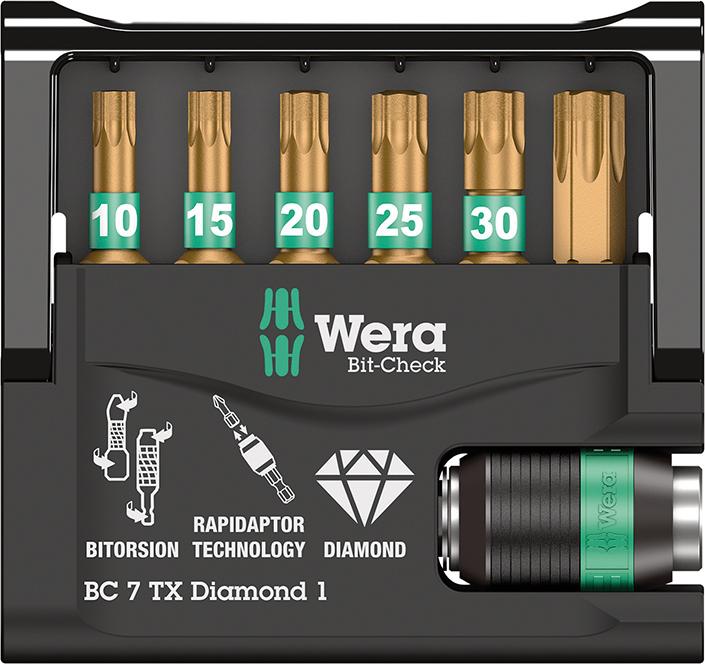 Bit-Satz Bit-Check 7 TX Diamond 1 Wera Produktbild img1 L