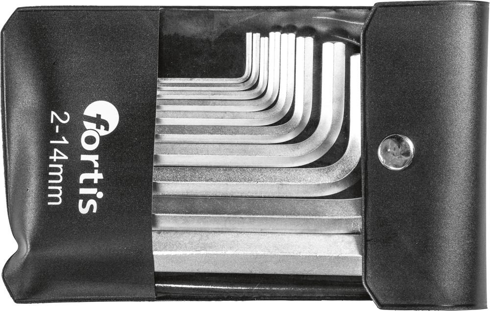 Winkelschraubendreher- Satz in Tasche 10-teilig 2-14mm FORTIS Produktbild img1 L