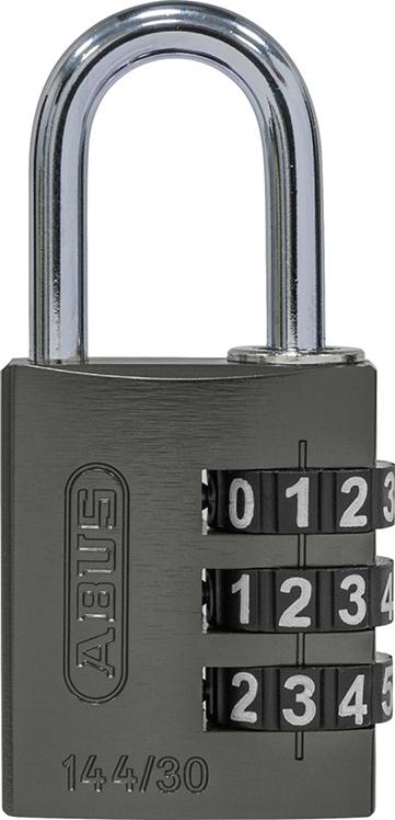 Zahlen-Hangschloss 144/30 titanium Lock-Tag Produktbild img1 L