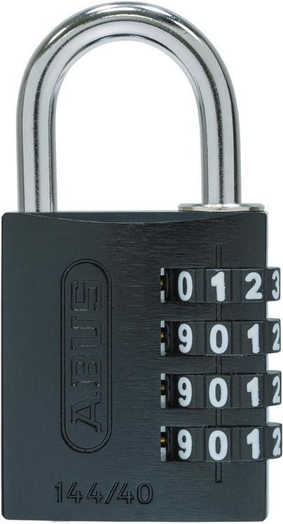 Zahlen-Hangschloss 144/40 schwarz Lock-Tag Produktbild img1 L