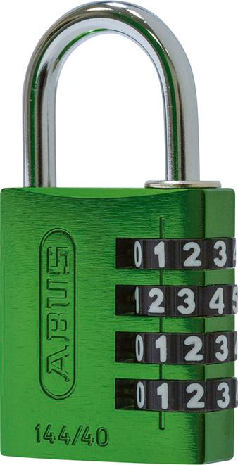 Zahlen-Hangschloss 144/40 grün Lock-Tag Produktbild img1 L