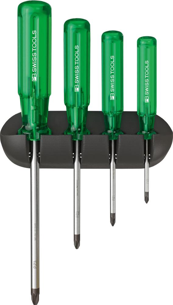 Schraubendreher-Satz 4-teilig PZ im Wandhalter Classic PB Swiss Tools Produktbild img1 L