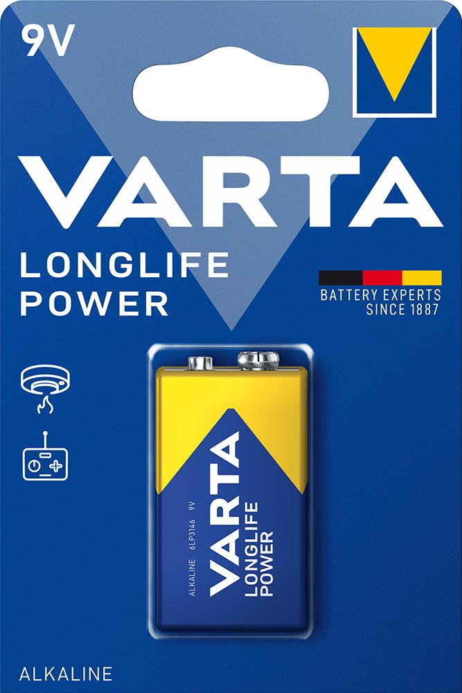 Batterie LONGLIFE Power 9 V E-Block Blister a 1 Stück VARTA Produktbild img1 L