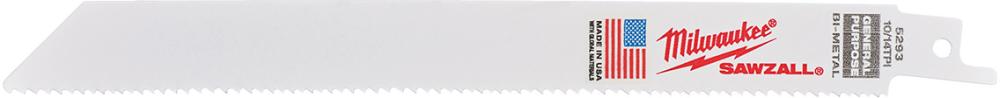 Säbelsägeblatt 200x2,5/1,8mm Milwaukee VE à 5 Stück General Purpose, flexibel Produktbild img1 L
