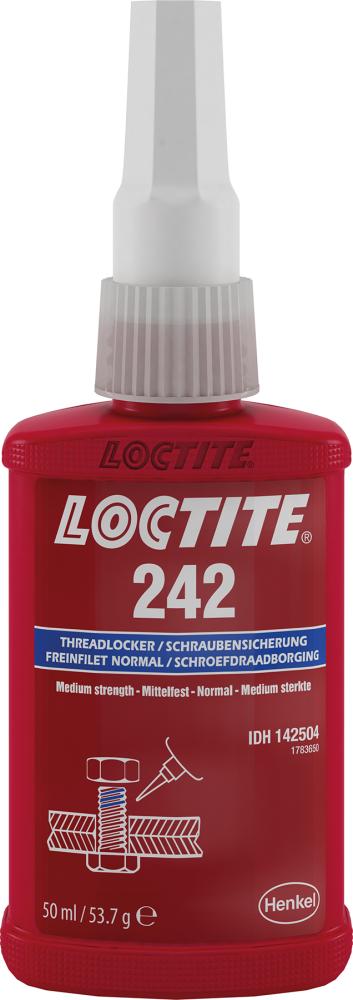LOCTITE 242 BO 50ML EGFD Schraubensicherung Henkel Produktbild img1 L