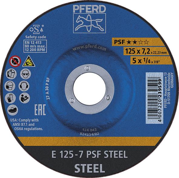 Schruppscheibe gekröpft A30PPS 115x7mm PFERD Produktbild img1 L