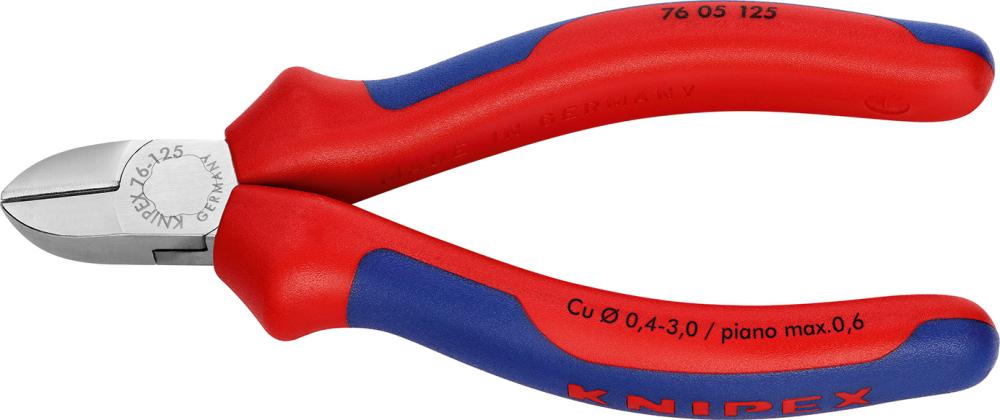 Seitenschneider Elektromechanik verchromt isoliert 125mm KNIPEX Produktbild img1 L