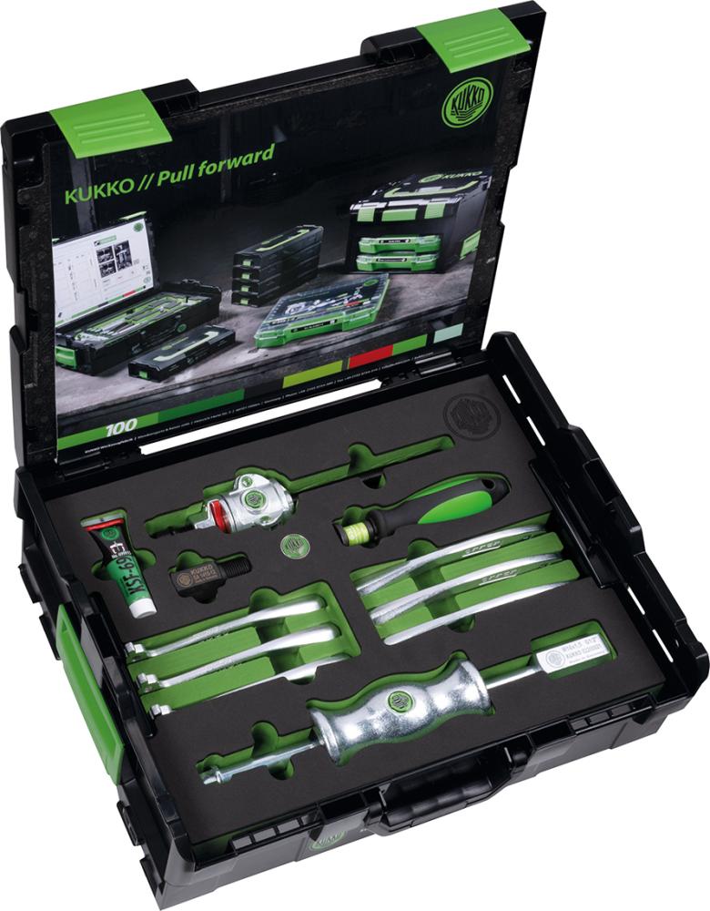 Kombi-Abzieher mit Sperrmechanismus 3-armig KUKKO Produktbild img1 L