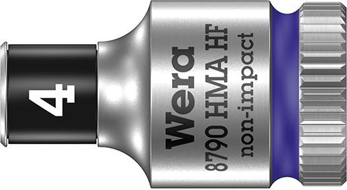 Steckschlüsseleinsatz 6-kant 1/4" 4mm mit Haltefunktion Wera Produktbild img1 L