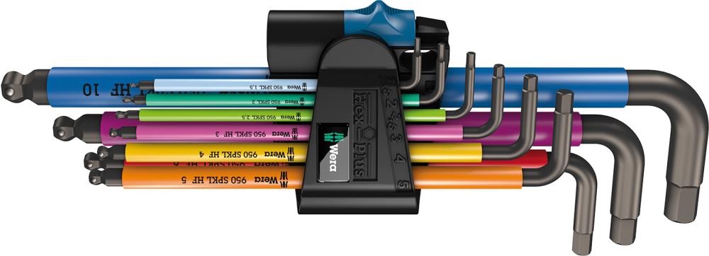 Winkelschraubendreher- Satz Multicolor mit Haltefunktion 9-teilig Wera Produktbild img1 L