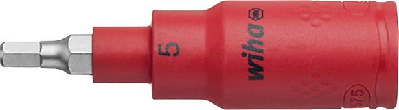 Schraubendrehereinsatz 3/8" Innensechskant VDE 5x75mm Wiha Produktbild img1 L