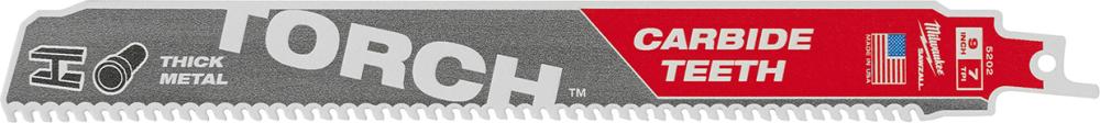 Säbelsägeblatt Metall THE TORCH HM-bes. 230 x 3,2 mit (8 TPI) 5er Pack Milwaukee Produktbild img1 L