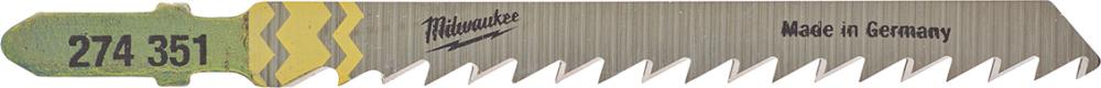 Stichsägeblatt Holz splitterfreie Schnitte 75 x 4 mit T101D 25er Pack Milwaukee Produktbild img1 L