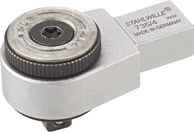 Einsteck-Umschaltknarre 1/4" 9x12mm 60 Zähne Stahlwille Produktbild img1 L