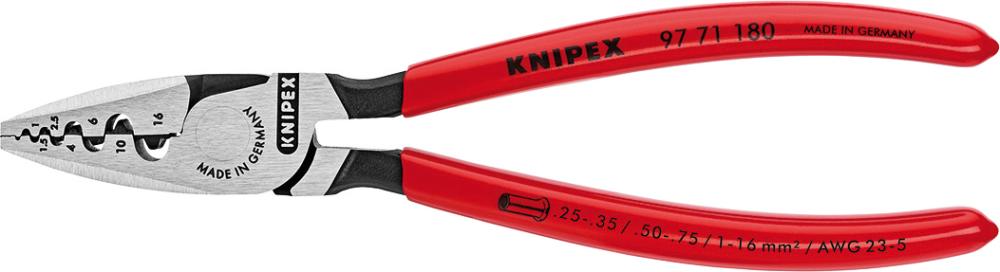 Aderendhülsenzange poliert 180mm qmm KNIPEX Produktbild img1 L