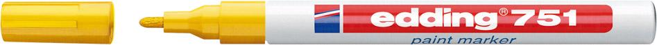 EDDING Lackmarker 751 gelb Rundspitze 1-2mm Produktbild img1 L