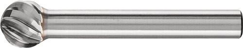 Frässtift HM kugelförmig 1009 rostfrei 6mm 10x9mm Pferd Produktbild img1 L
