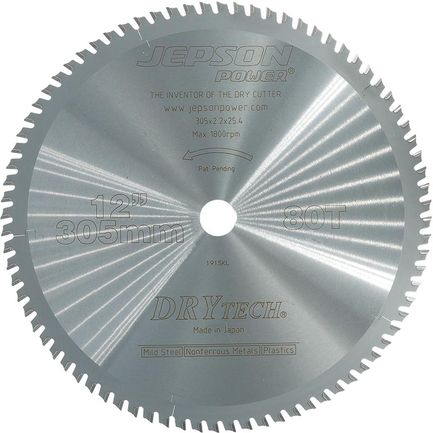 HM-Sägeblatt Drytech D=305x25,4x2,2mm 80Z für Stahl dünnwandig Jepson Produktbild img1 L