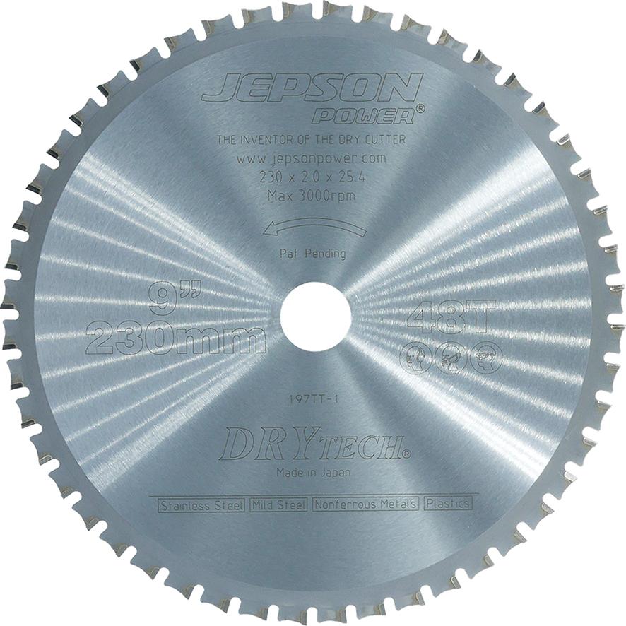 HM-Sägeblatt Drytech D=230x25,4x2,0mm 48Z für Stahl und Inox Jepson Produktbild img1 L