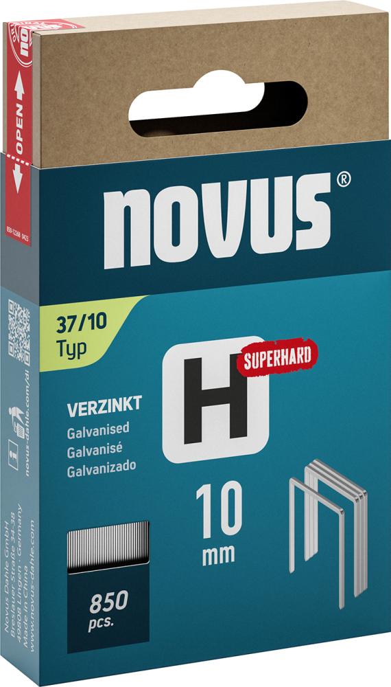 Feindrahtklammer H Typ 37/10 mit ST Novus VE à 850 Stück Produktbild img1 L