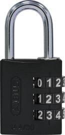 Zahlen-Hangschloss 144/30 schwarz Lock-Tag Produktbild