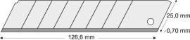 Abbrechklinge 25mm Pack a 10 Stück LUTZ BLADES Produktbild