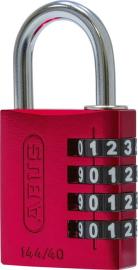 Zahlen-Hangschloss 144/40 rot Lock-Tag Produktbild
