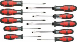 Schraubendreher-Satz 6-kant/rund Schlitz/PH/PZ10-teilig FORMAT Produktbild