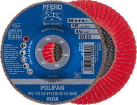 Fächerschleifscheibe COFREEZE gewölbt 115mm K50 Pferd Produktbild