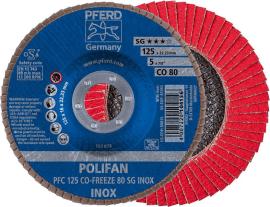 Fächerschleifscheibe COFREEZE gewölbt 125mm K80 Pferd Produktbild