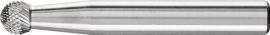 HM-Frässtift, Zahnung MICRO, Kugelform KUD