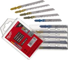 Stichsägeblatt-Set, Holz + Metall, 35-teilig