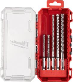 SDS-plus-Hammerbohrer-Satz, 4-Schneider, VHM + HM