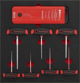 Werkzeugmodul Sechskant-Schraubendreher, 8-teilig, Modul 2/3