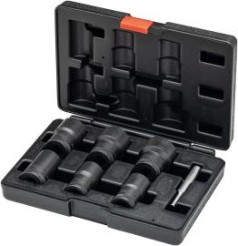 Schraubenausdreher-Satz spiralgenutet 1/2" mit Austreiber 7-teilig 21-32mm im Koffer Produktbild