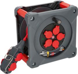 Kunststoff-Kabeltrommel Professional, 4-fach, Polyurethan