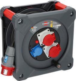 CEE-Kunststoff-Kabeltrommel Professional, 2 x CEE