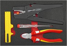 Werkzeugmodul Abisolieren, 4-teilig, Modul 2/9