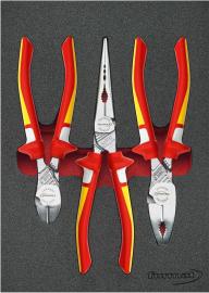 Werkzeugmodul VDE-Zangen, 3-teilig, Modul 2/9