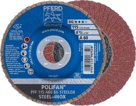 POLIFAN-Fächerschleifscheibe A SG STEELOX, Ø 115 mm, gerade