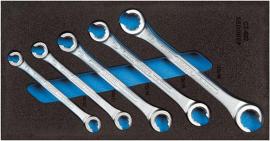 Werkzeugmodul Doppelringschlüssel, 15-teilig, Modul 1/3