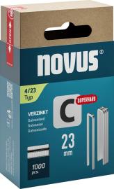 Schmalrückenklammer C Typ 4/23 mit Novus VE à 1000 Stück Produktbild