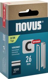 Schmalrückenklammer C Typ 4/26 mit ST Novus VE à 1000 Stück Produktbild