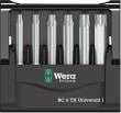 WERA Bit-Sortiment 1/4" TX Universal 1 6-teilig im Bit-Check Produktbild