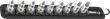 Schraubendrehereinsatz Satz mit Haltefunktion 3/8" Innensechskant 3-10mm 8-teilig Wera Produktbild