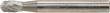 Hartmetallfrässtift (Rotorfräser) DIN 8033 – Schaft-Ø 6 mm, Tropfenform TRE, Zahnung C Produktbild